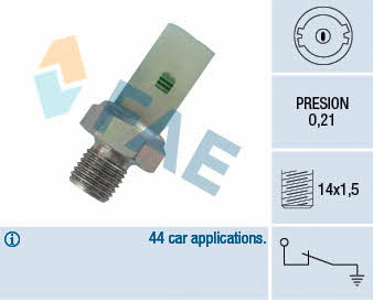 FAE 12350 Oil pressure sensor 12350