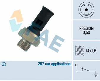 FAE 12390 Oil pressure sensor 12390