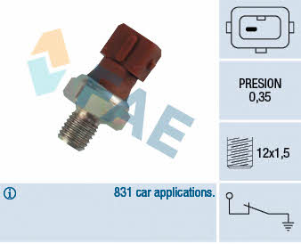 FAE 12410 Oil pressure sensor 12410