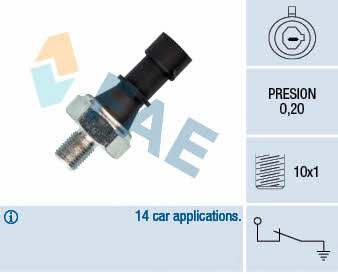 FAE 12438 Oil pressure sensor 12438