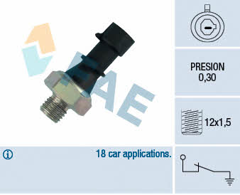 FAE 12440 Oil pressure sensor 12440