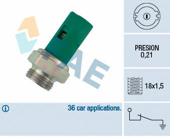 FAE 12490 Oil pressure sensor 12490