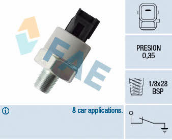 FAE 12549 Oil pressure sensor 12549
