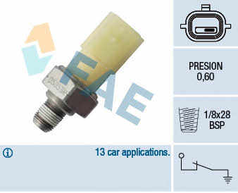 FAE 12698 Oil pressure sensor 12698