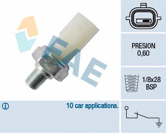FAE 12699 Oil pressure sensor 12699