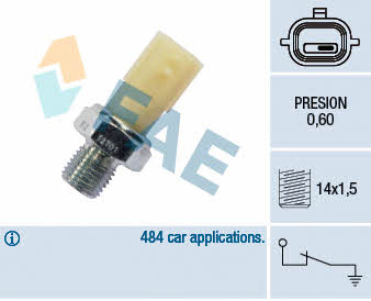 FAE 12701 Oil pressure sensor 12701