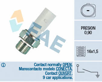 FAE 12860 Oil pressure sensor 12860
