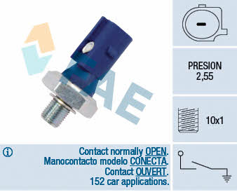 FAE 12875 Oil pressure sensor 12875