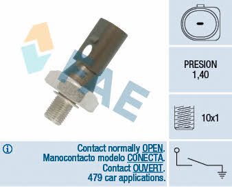 FAE 12880 Oil pressure sensor 12880