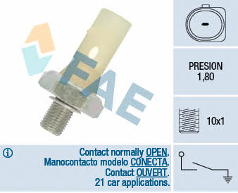 FAE 12883 Oil pressure sensor 12883