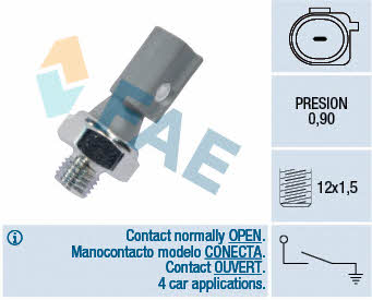 FAE 12884 Oil pressure sensor 12884