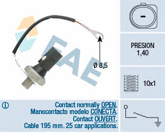 FAE 12895 Oil pressure sensor 12895
