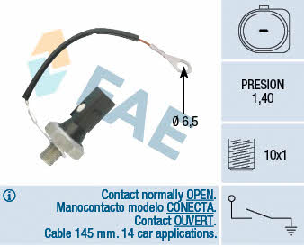 FAE 12896 Oil pressure sensor 12896