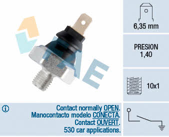 FAE 12900 Oil pressure sensor 12900