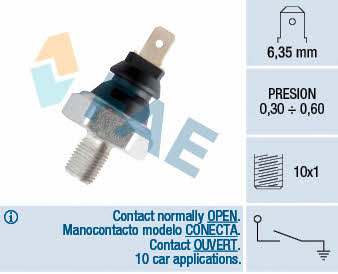 FAE 12970 Oil pressure sensor 12970