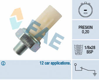 FAE 12991 Oil pressure sensor 12991