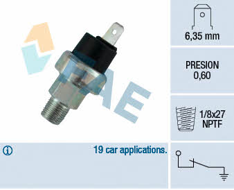 FAE 13420 Oil pressure sensor 13420