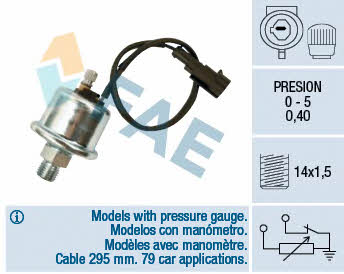 FAE 14010 Oil pressure sensor 14010