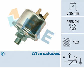 FAE 14740 Oil pressure sensor 14740