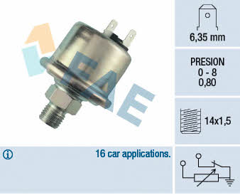 FAE 14780 Oil pressure sensor 14780