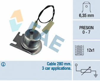FAE 14800 Oil pressure sensor 14800