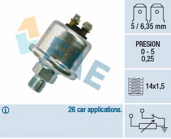 FAE 14870 Oil pressure sensor 14870