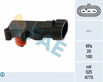 FAE 15013 Sensor, intake manifold pressure 15013