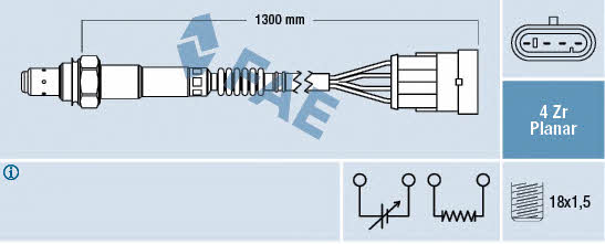 FAE 77363 Lambda sensor 77363