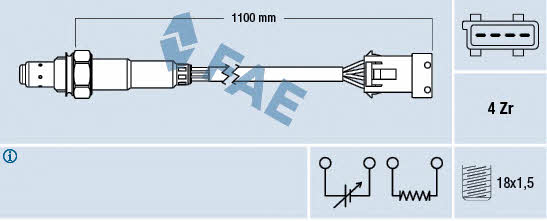 FAE 77371 Lambda sensor 77371