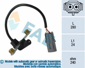 FAE 79022 Crankshaft position sensor 79022