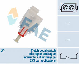 FAE 24465 Clutch pedal position sensor 24465