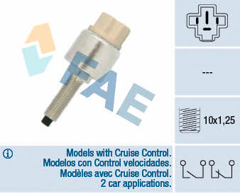 FAE 24605 Brake light switch 24605