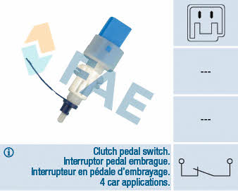 FAE 24666 Brake light switch 24666