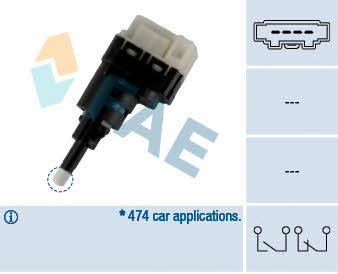 FAE 24761 Brake light switch 24761