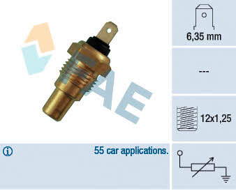 FAE 31580 Coolant temperature sensor 31580