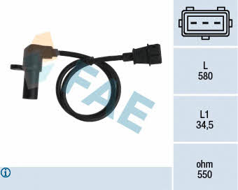 FAE 79075 Crankshaft position sensor 79075