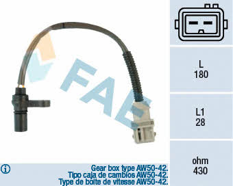 FAE 79125 Crankshaft position sensor 79125