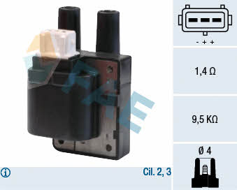 FAE 80205 Ignition coil 80205