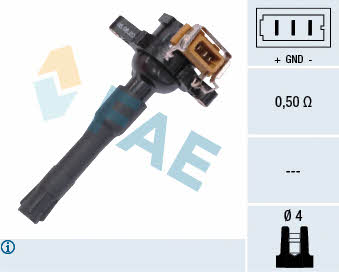 FAE 80216 Ignition coil 80216