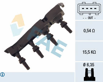 FAE 80235 Ignition coil 80235
