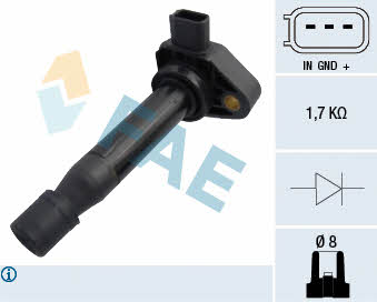 FAE 80300 Ignition coil 80300