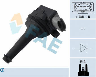 FAE 80304 Ignition coil 80304