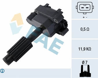 FAE 80305 Ignition coil 80305