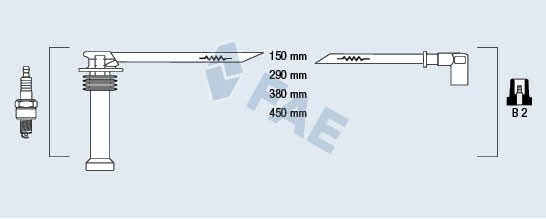 FAE 85125 Ignition cable kit 85125