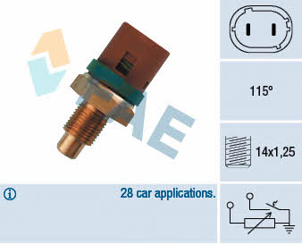 FAE 34230 Coolant temperature sensor 34230