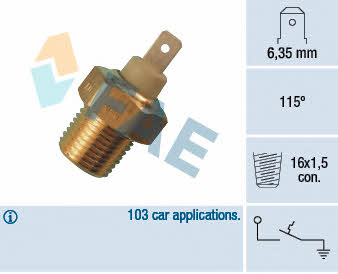 FAE 35070 Coolant temperature sensor 35070 35070 FAE Coolant temperature sensor