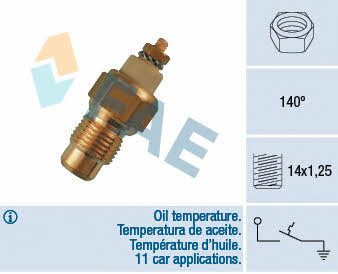 FAE 35190 Engine oil temperature sensor 35190