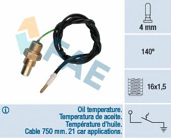 FAE 35230 Engine oil temperature sensor 35230