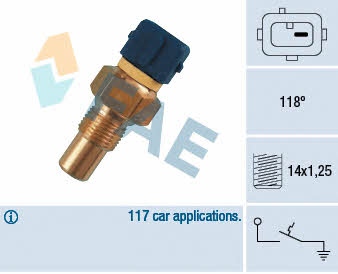 FAE 35290 Coolant temperature sensor 35290 35290 FAE Coolant temperature sensor