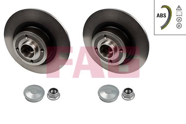 FAG 713 5310 30 Rear brake disc, non-ventilated 713531030
